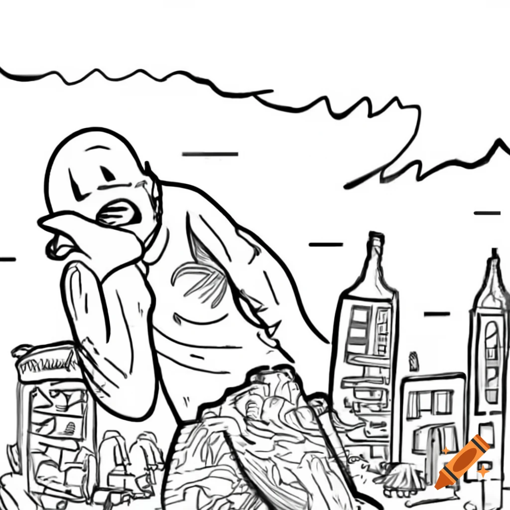 F 22 Raptor Jet Flying Over Mountains In Black and white Line Art f-22-raptor-jet-flying-over-mountains-in-black-and-white-line-art