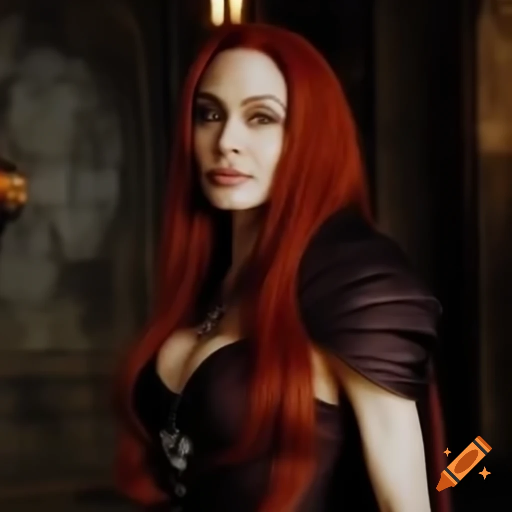 Angelina Jolie as Simon Belmont, character from Castlevania