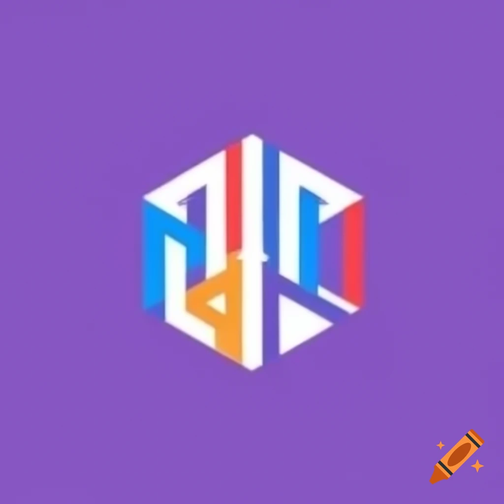 Minimalistic logo design with geometric shapes on craiyon