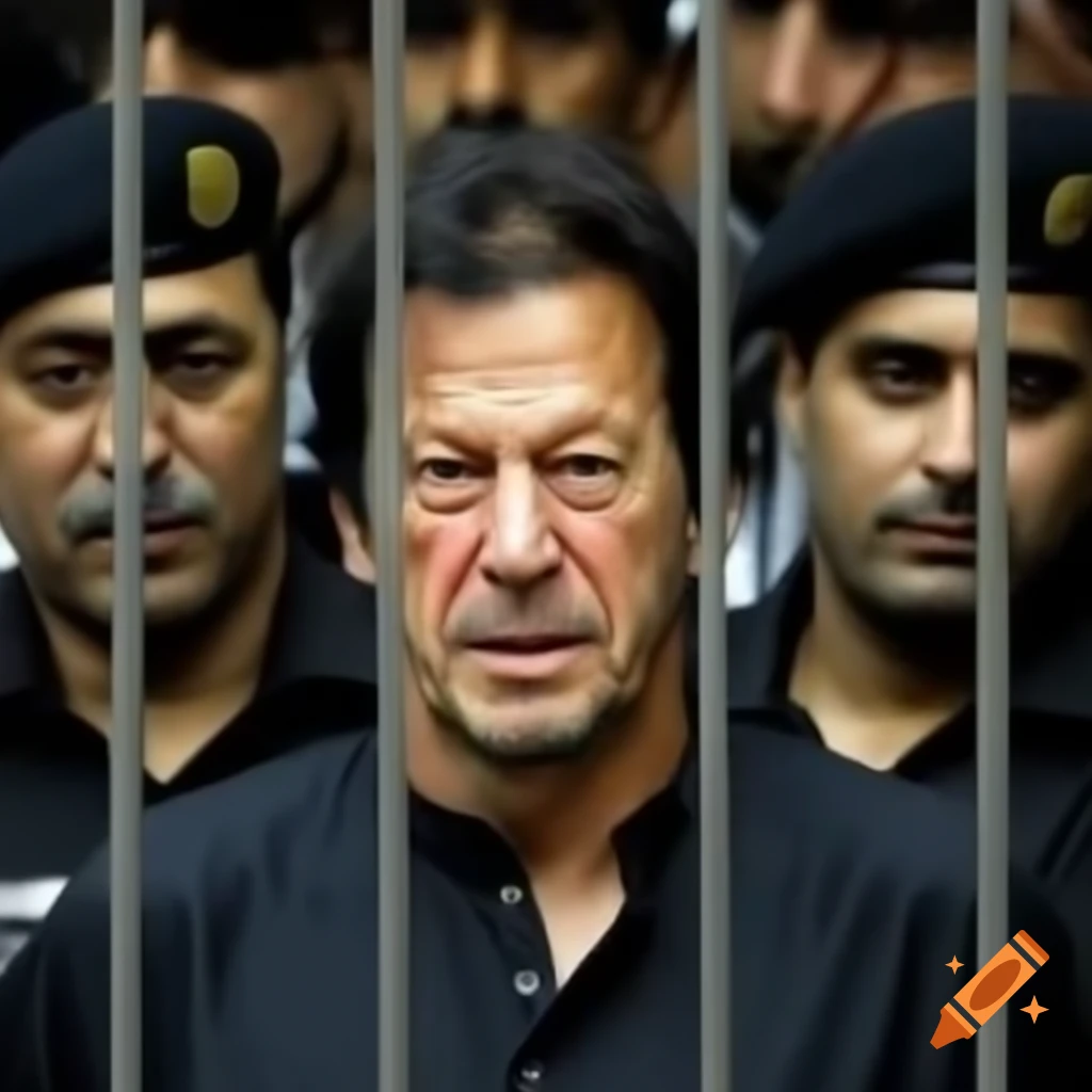 Imran Khan in jail setting