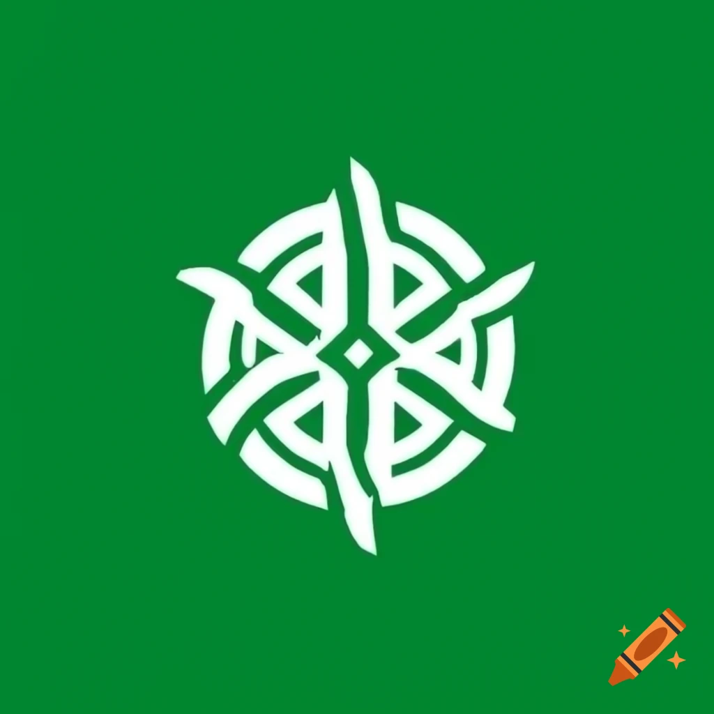 Minimalist Logo Design Inspired By Wu tang Clan In Green And White On minimalist-logo-design-inspired-by-wu-tang-clan-in-green-and-white-on