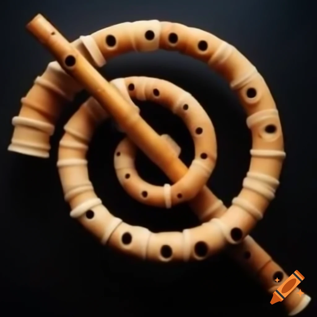 Spiral-shaped flute illustrating unique design