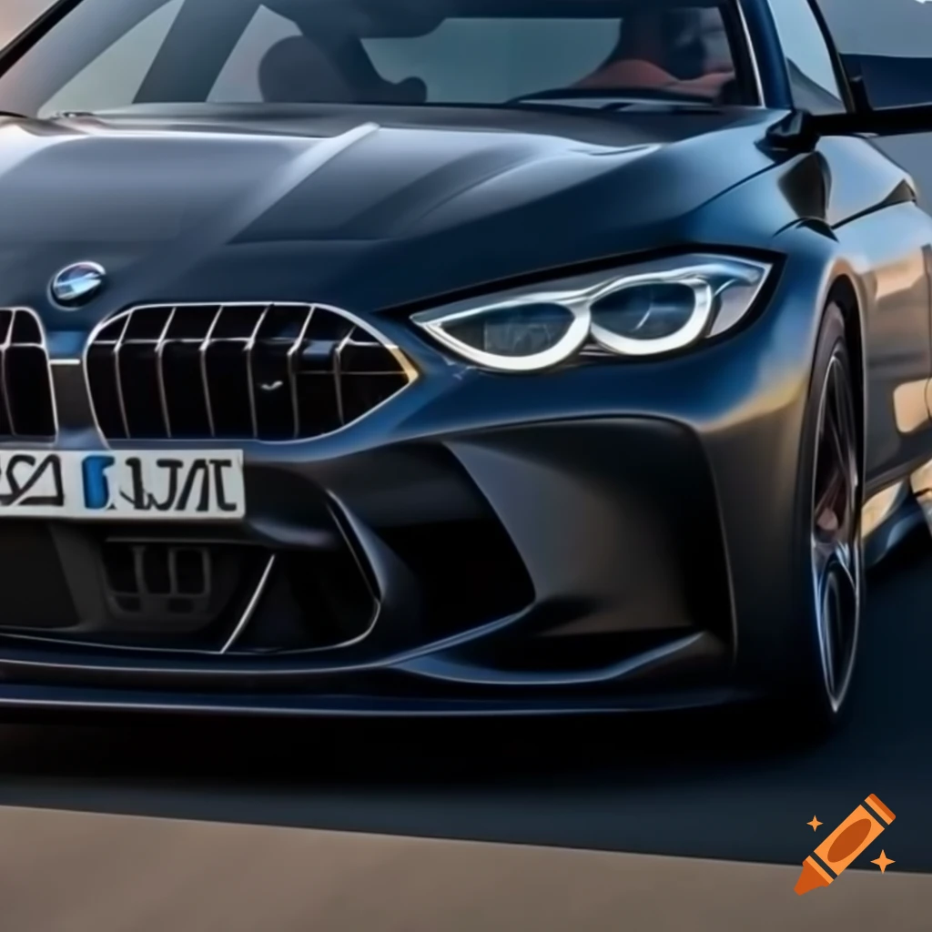 2024 BMW M4 Competition with M340i kidney grille viewed from front angle