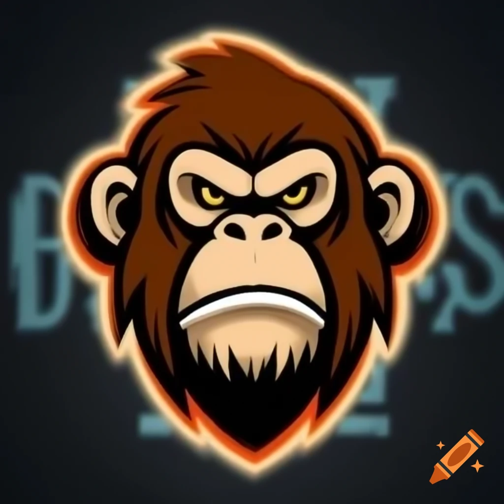 NBA basketball team logo with angry monkey face and text 'Nepalese Nuts'