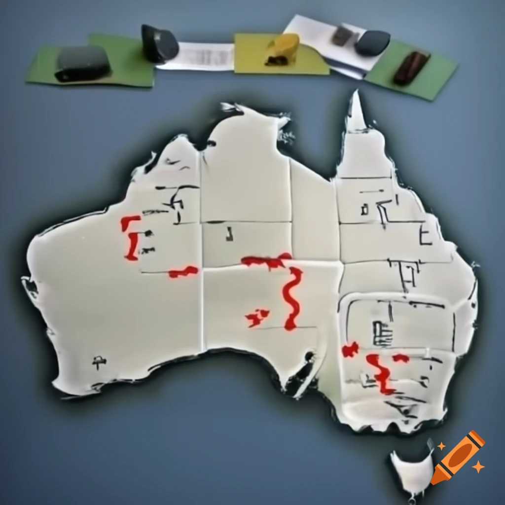 Map illustrating the 1967 Referendum in Australia with yes and no vote legend
