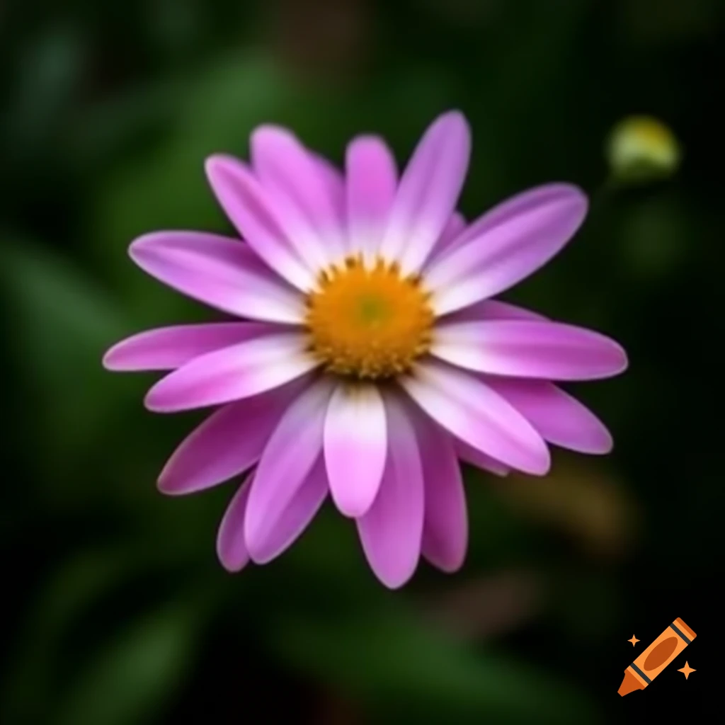 Colorful flower in bloom