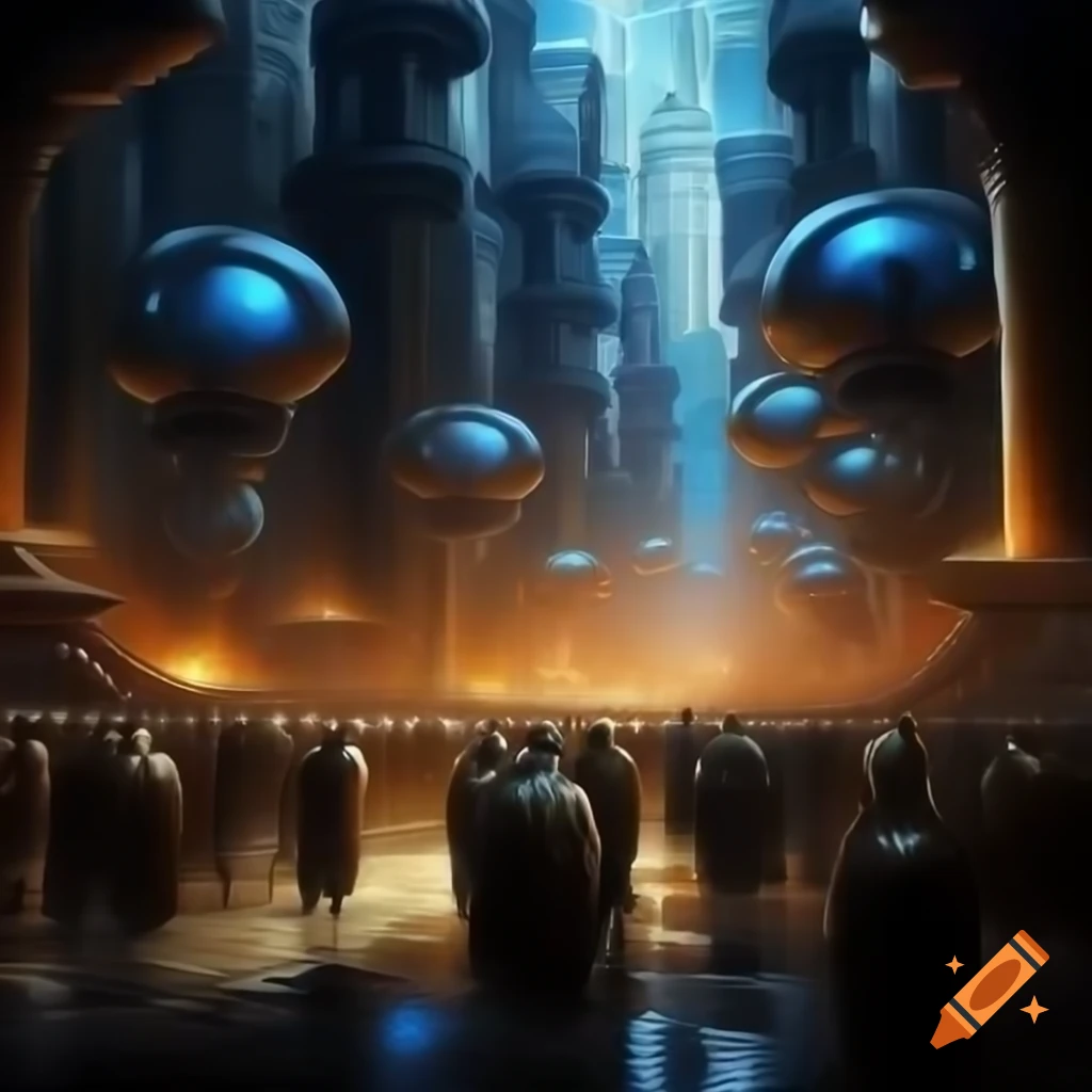 Dynamic oil painting of a pivotal historical moment reimagined