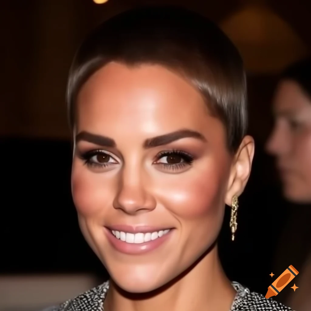 Catherine Middleton showcases chic pixie cut with textured top and shaved sides