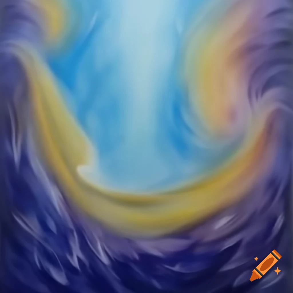 Abstract representation of shimmering golden light resembling a sea