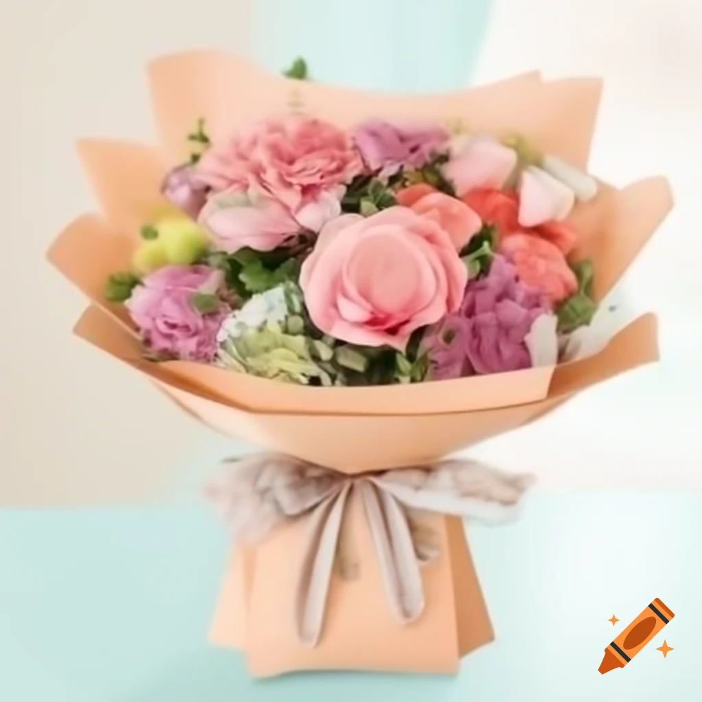Colorful flower bouquet for a birthday celebration