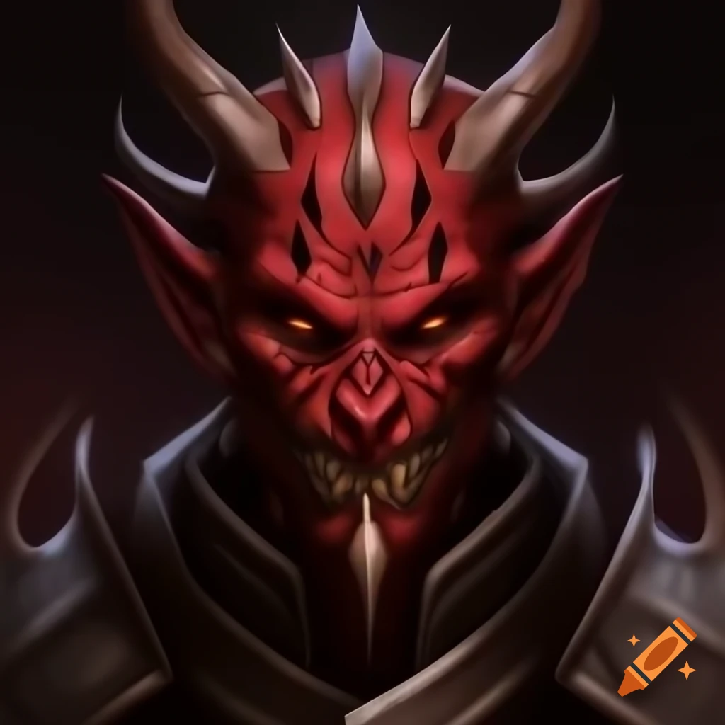 Red dragonborn vampire wielding a maul