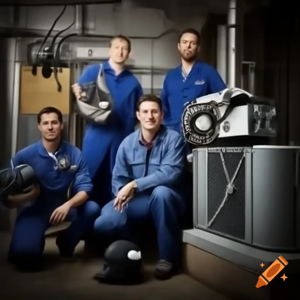 HVAC technicians diagnosing and repairing equipment for optimal comfort