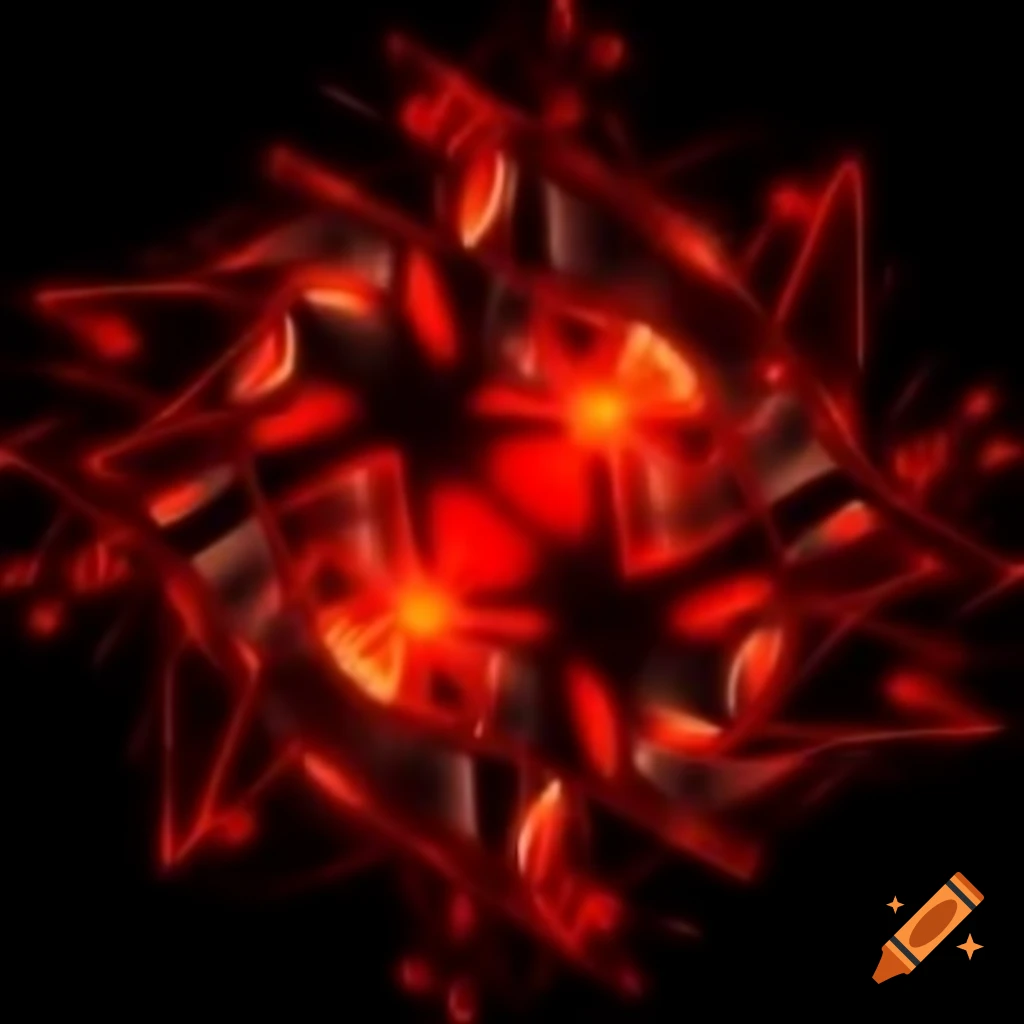 Magical realm with red and black colors for domain expansion
