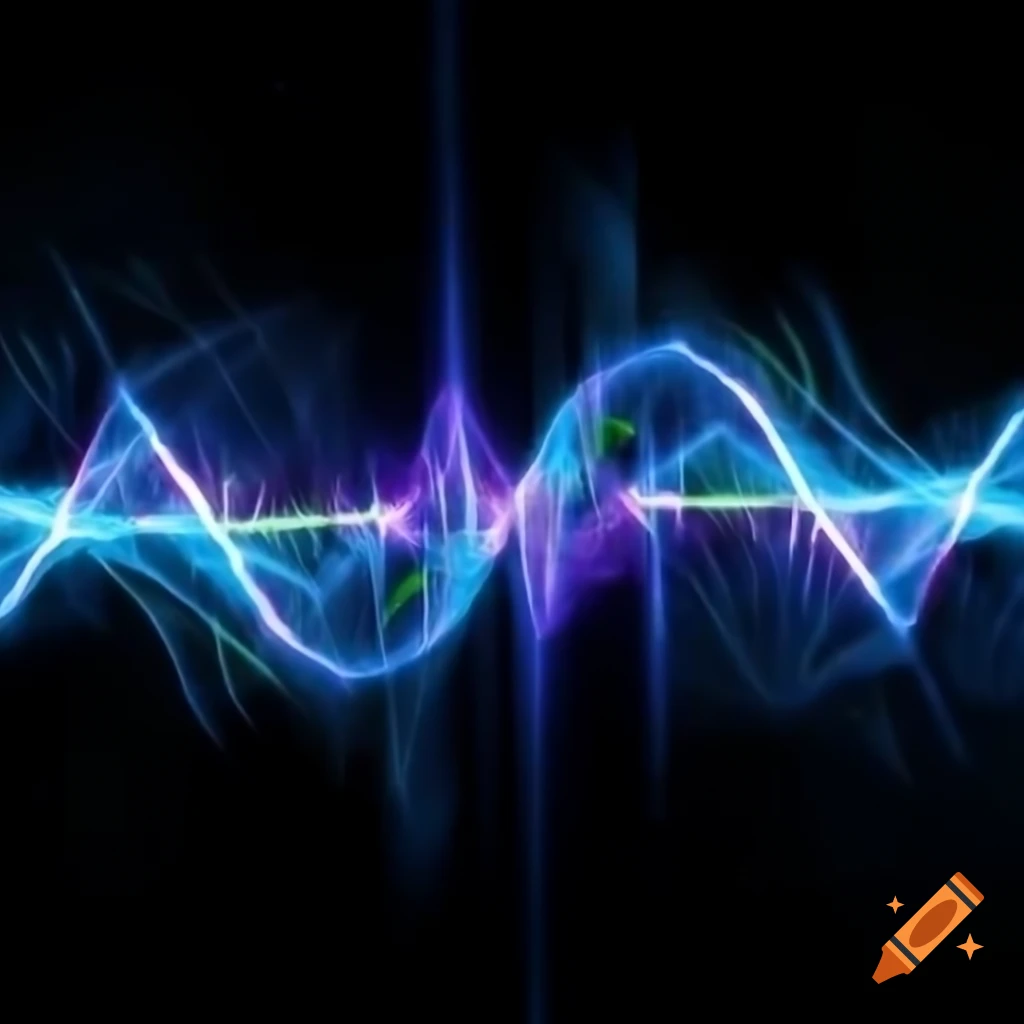 Visual representation of an electromagnetic wave
