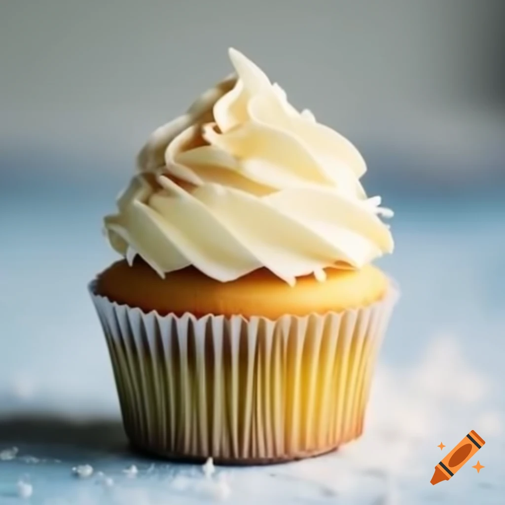 Delicious cupcake with frosting