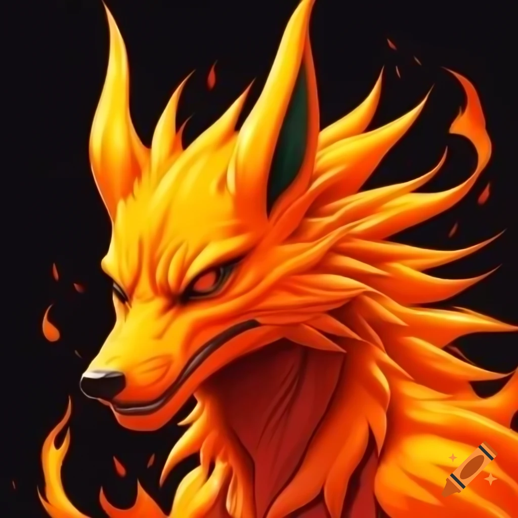 Kurama from the anime Naruto