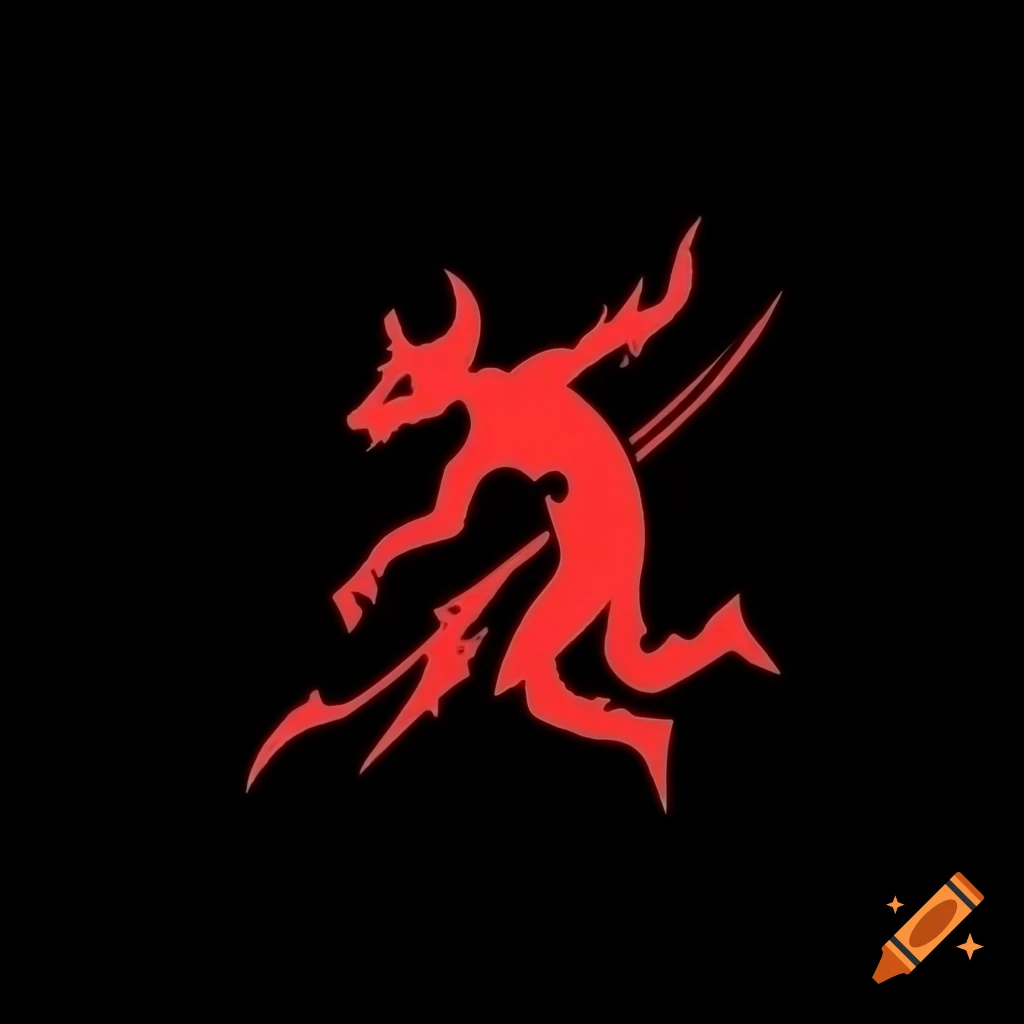 Alpine hunter with devil-inspired elements