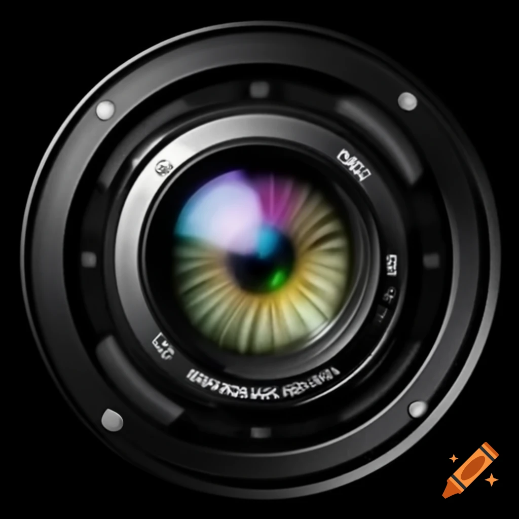 Old television set viewed through fish eye camera lens effect
