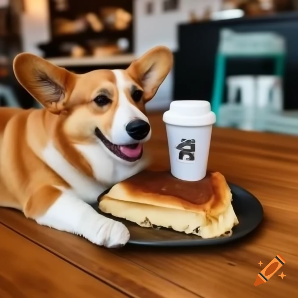 Cozy cafe named Corgi & Cup Cafe