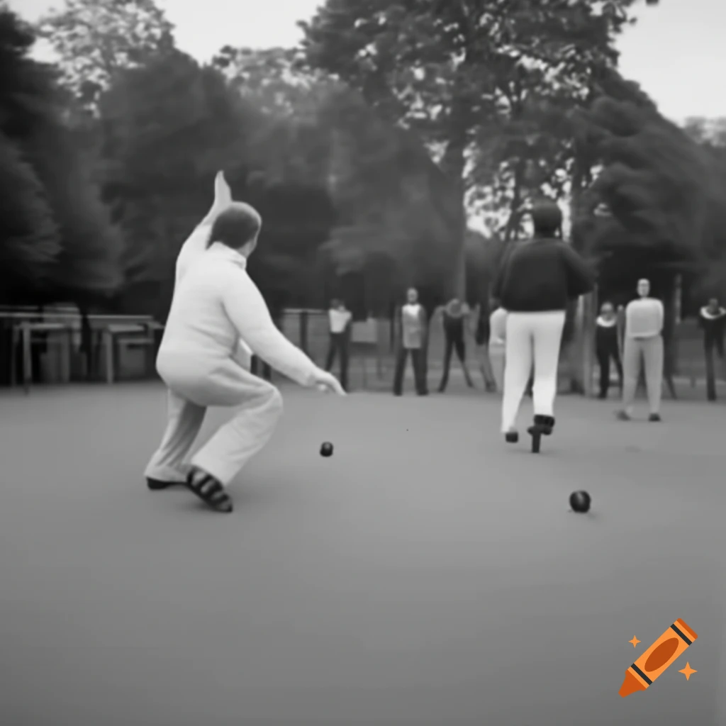 Reusable poster design for a simple and effective petanque competition