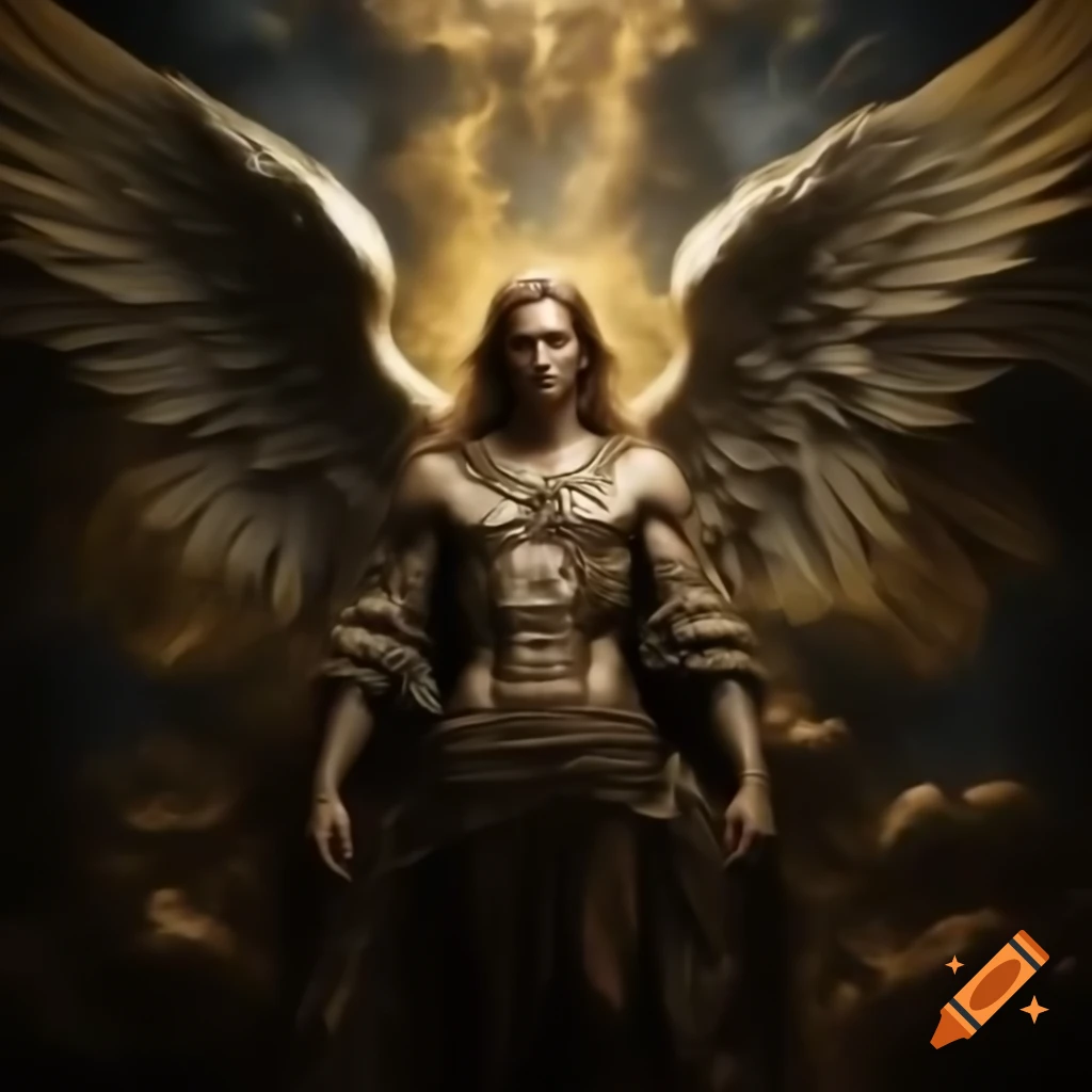 Representation of Lucifer the archangel