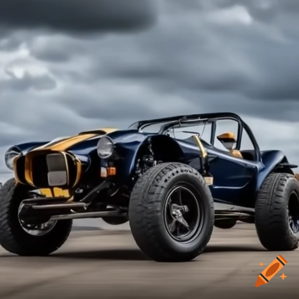 Shelby Cobra 427 hardtop with off-road tires