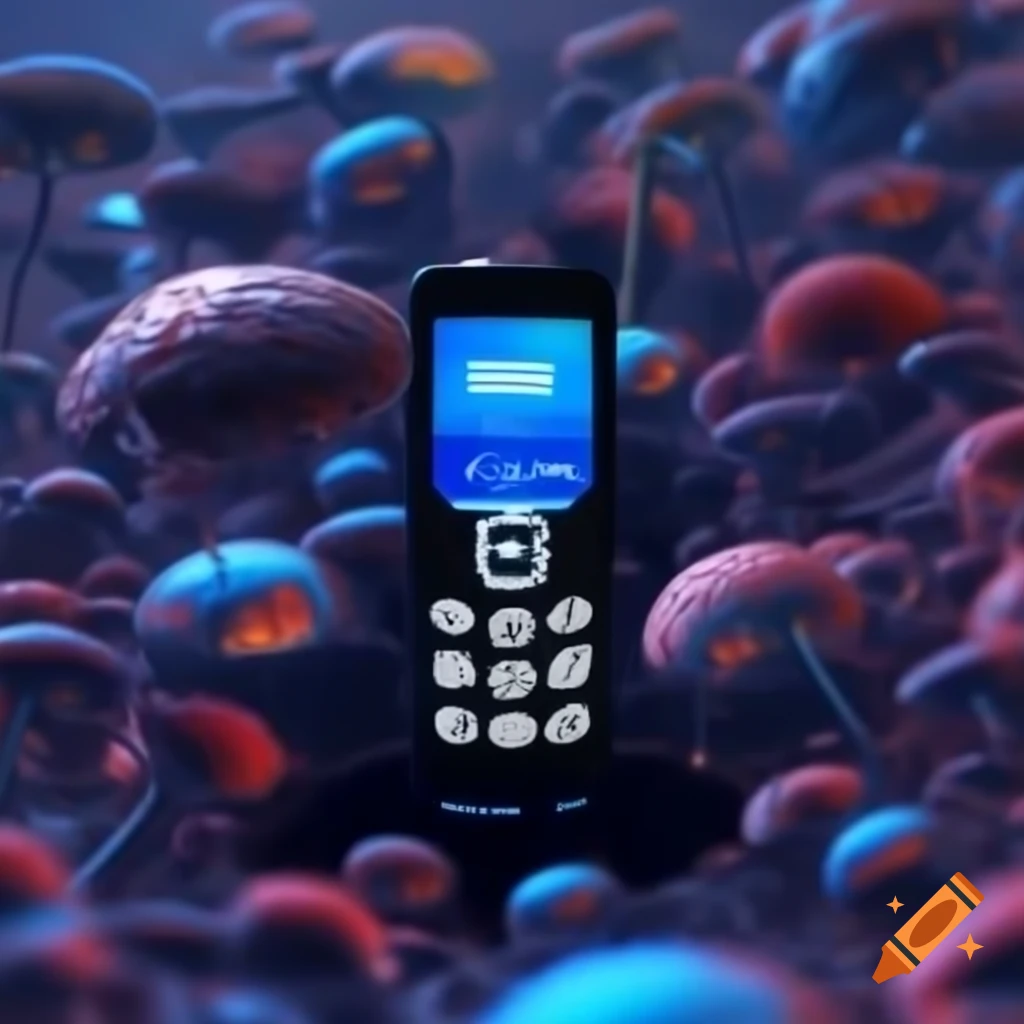 Futuristic phone design for the year 2234