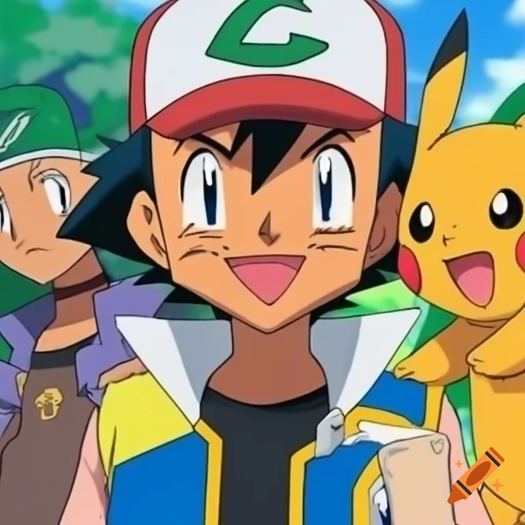 Anime starter featuring Pokémon and Ash
