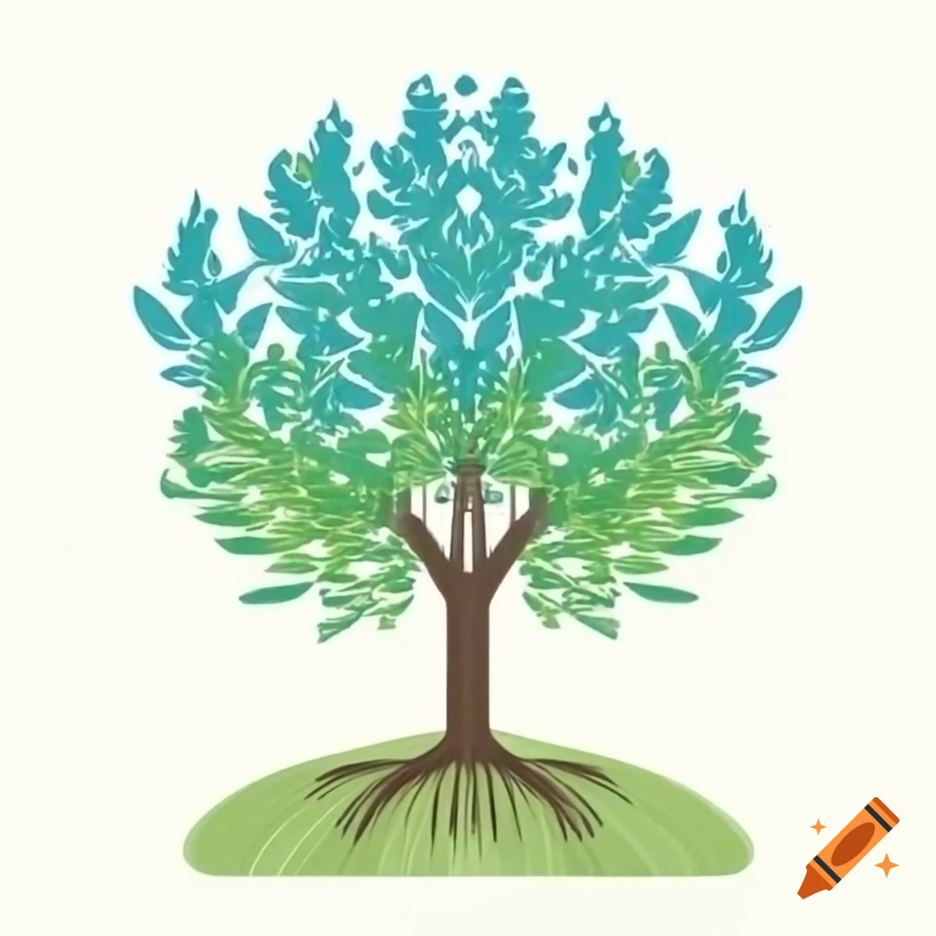 Symbolic tree representing growth