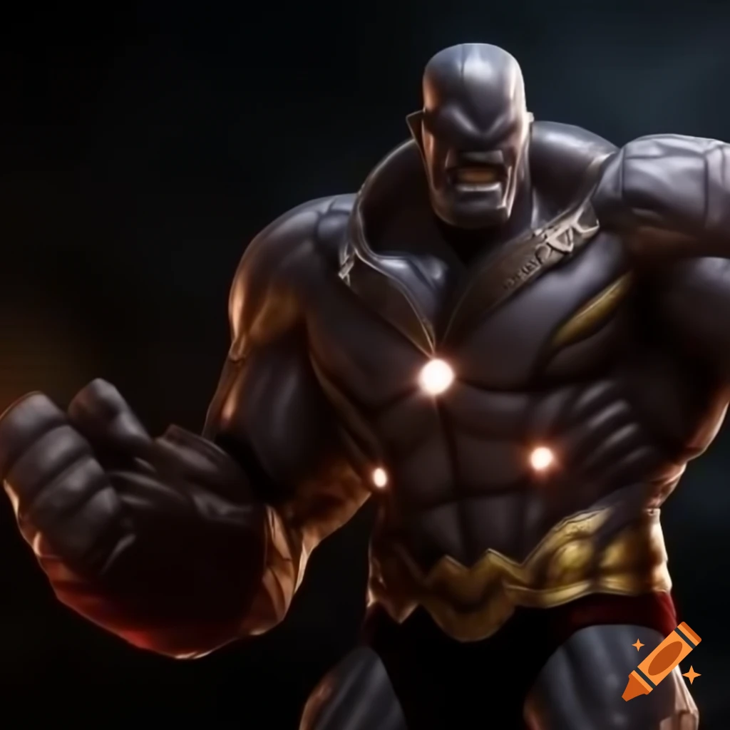 Marvel colossus in Saiyan armor