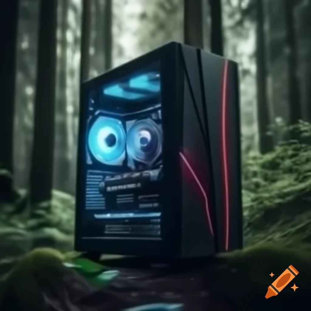 IBM quantum computer integrated into forest setting