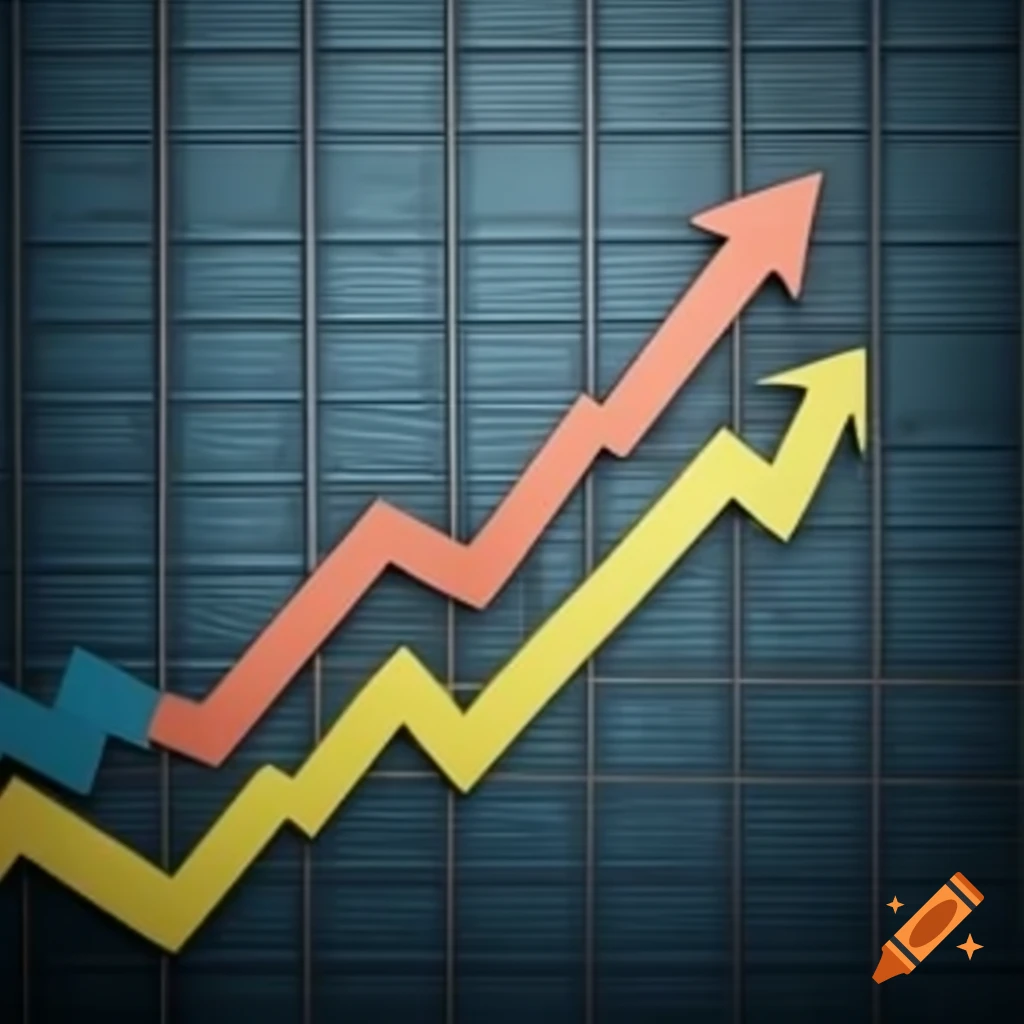 Gold Stock Market Graph Showing Trends And Movements On Craiyon