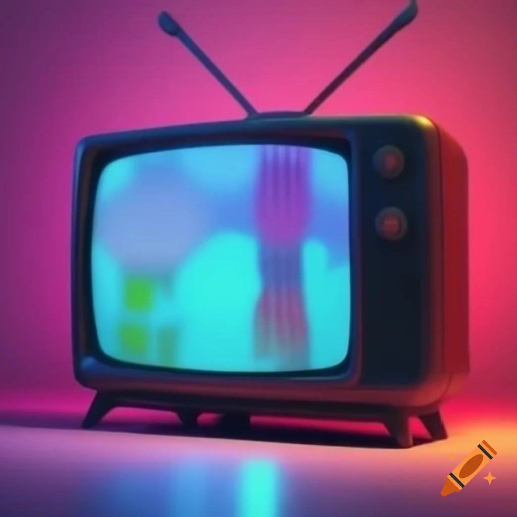 Television displaying static image