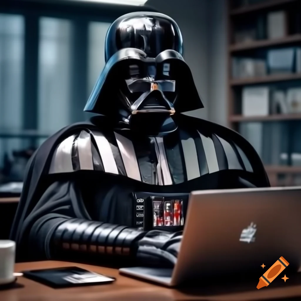 Darth vader reimagined as a japanese samurai in dark armor on Craiyon