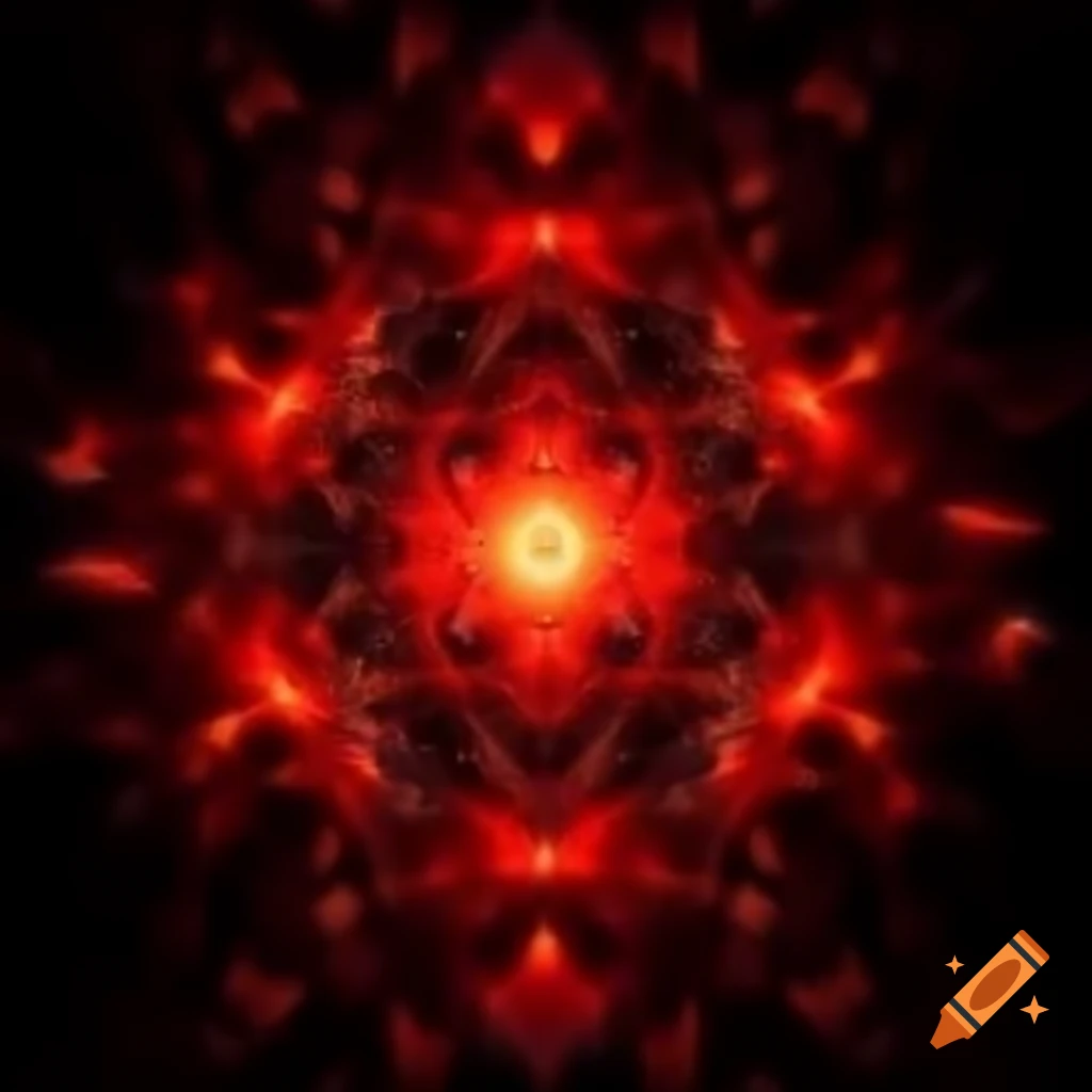 Magical realm with red and black colors for domain expansion