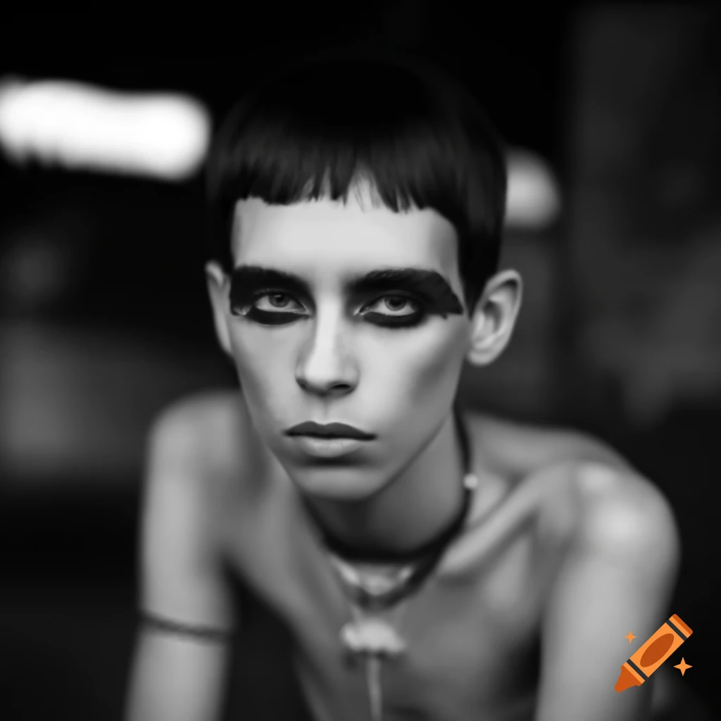 Punk themed Portrait Of A Brazilian Individual On Craiyon