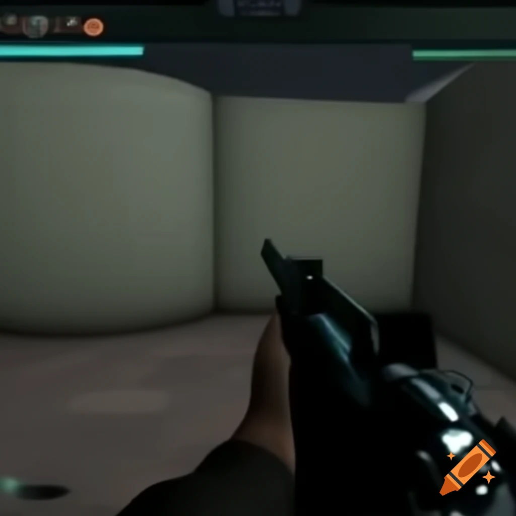 First person shooter game screenshot