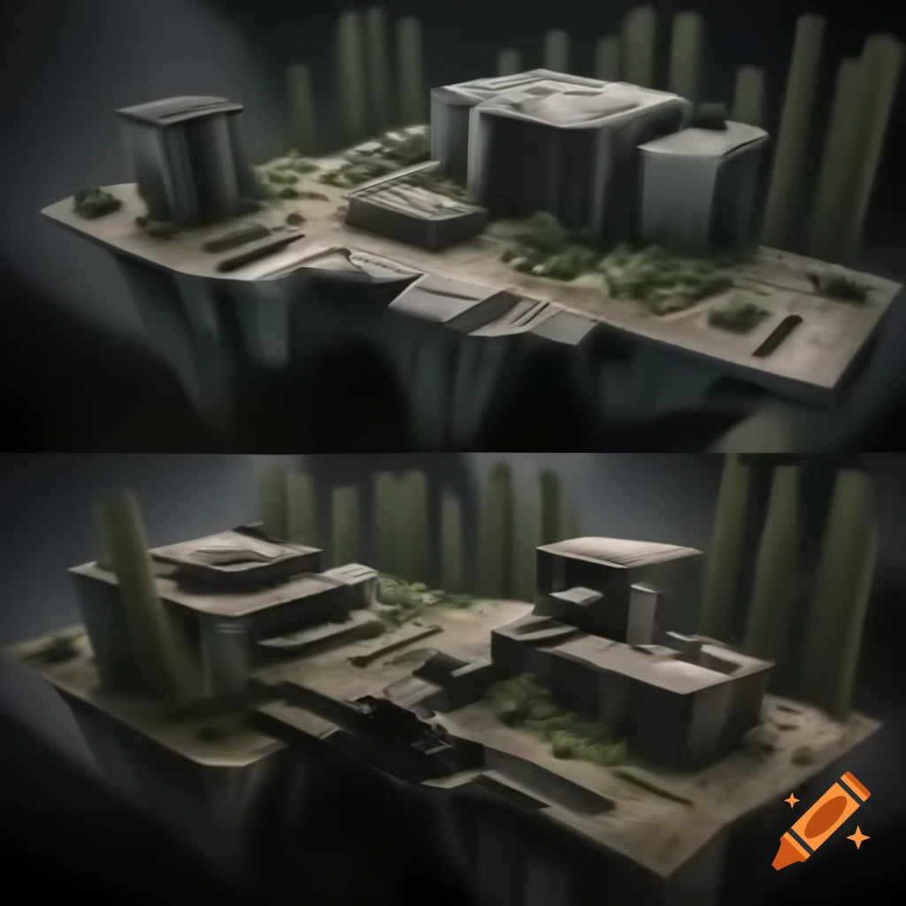 Concept art for Iron Veil, a 3D action-adventure game in a dystopian setting
