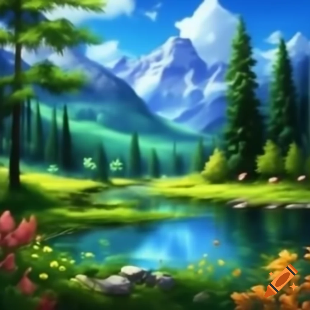 Professional oil painting depicting nature
