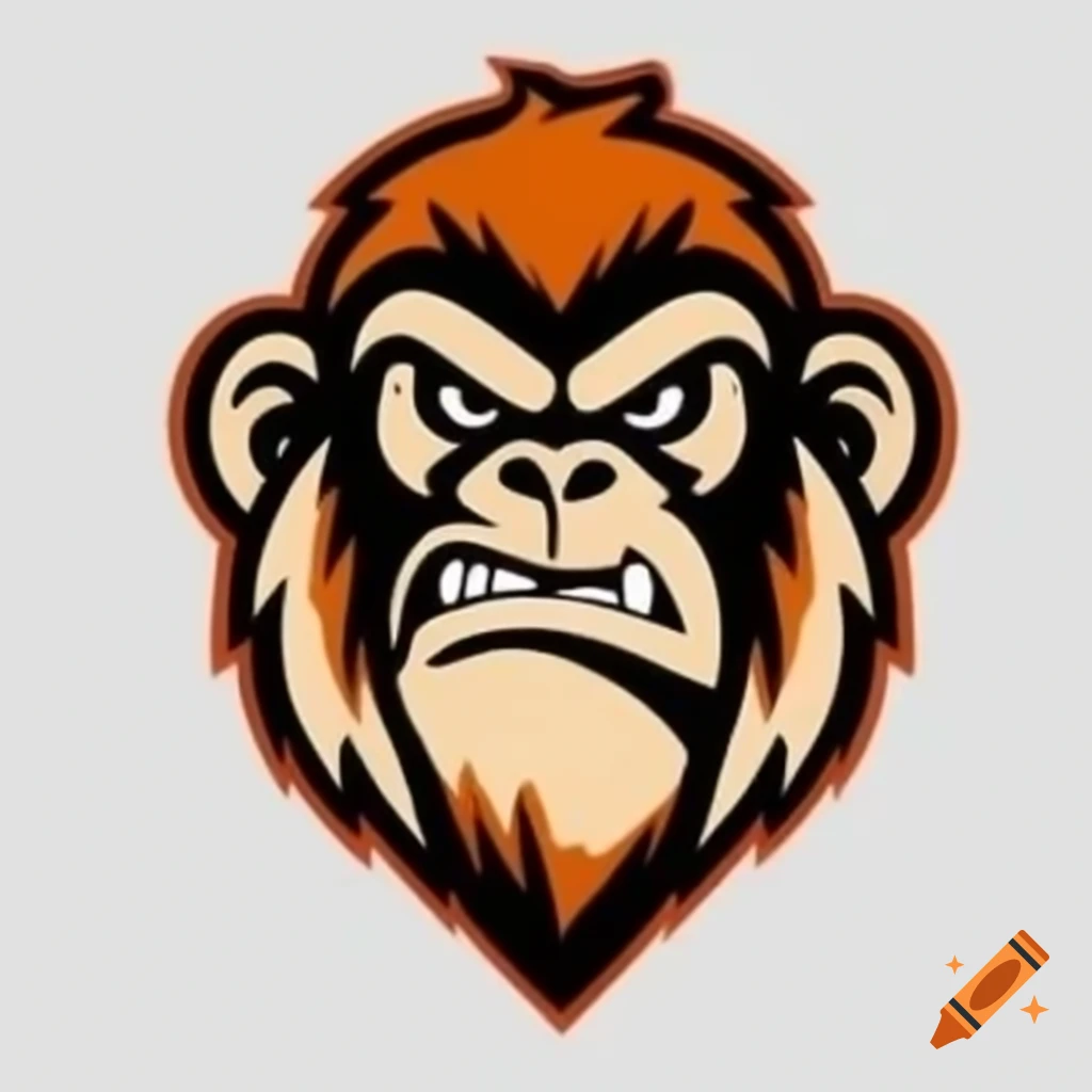 Nba Basketball Team Logo With Angry Monkey Face And Text nepalese Nuts nba-basketball-team-logo-with-angry-monkey-face-and-text-nepalese-nuts