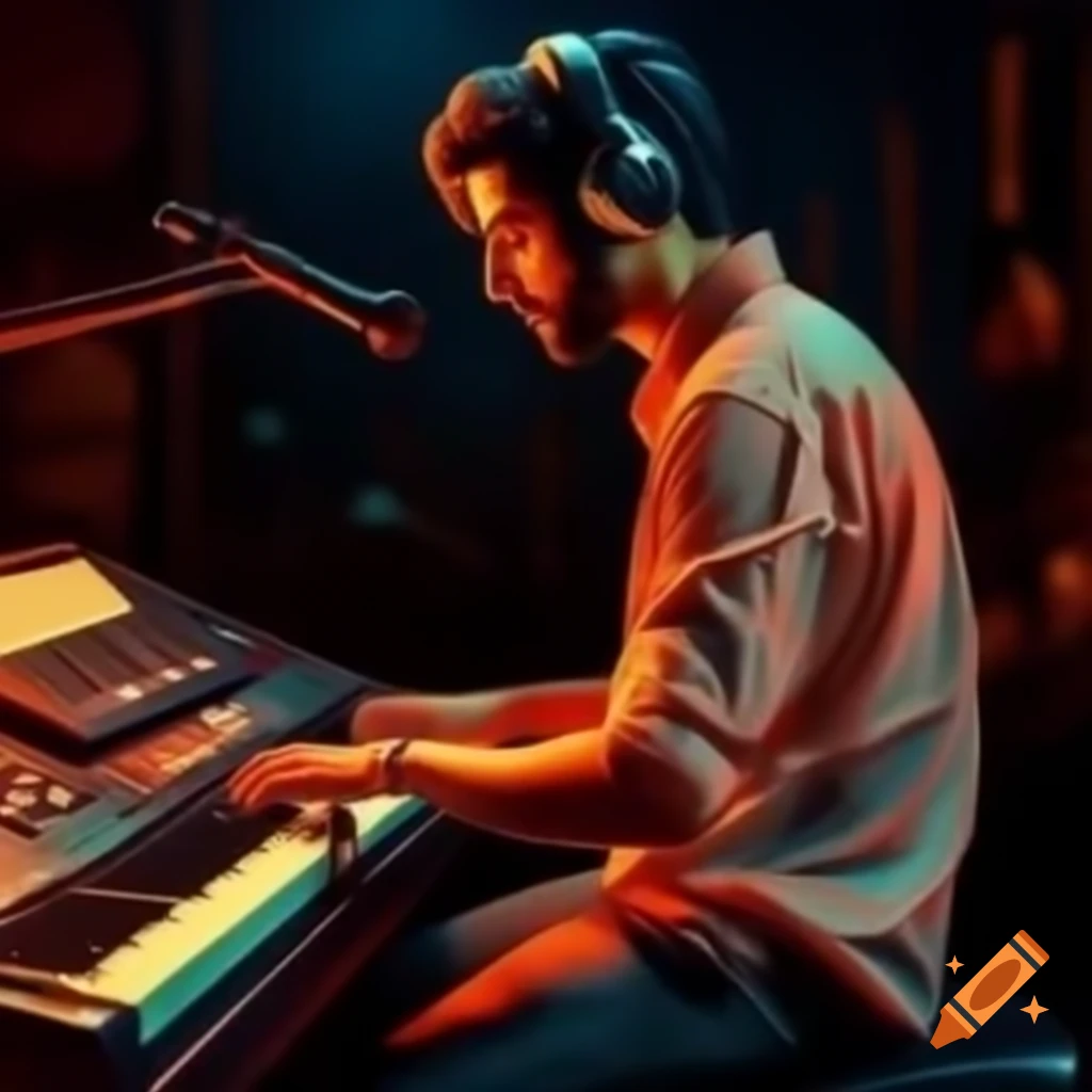 Poster for Arihant Music Classes advertising synthesizer and singing lessons starting October 1, 2024