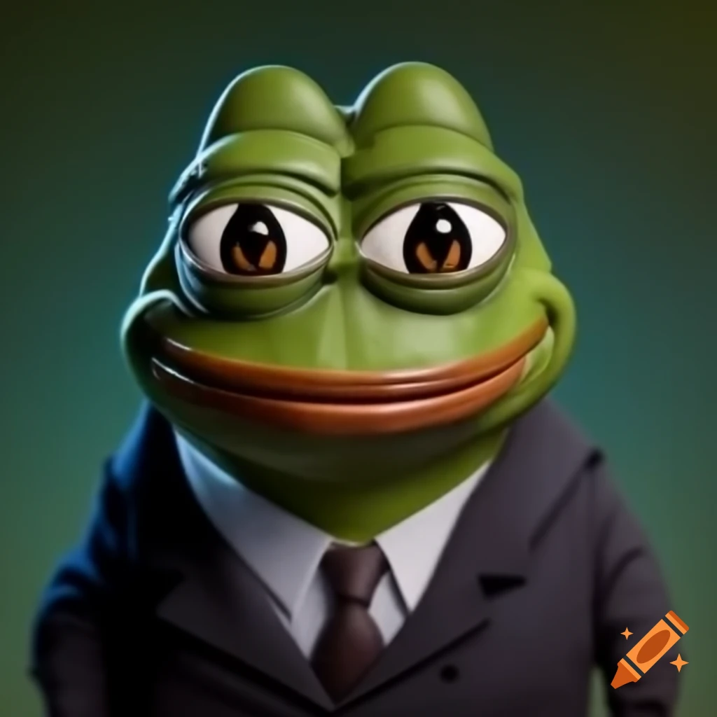 Professional image of Pepe the Frog character