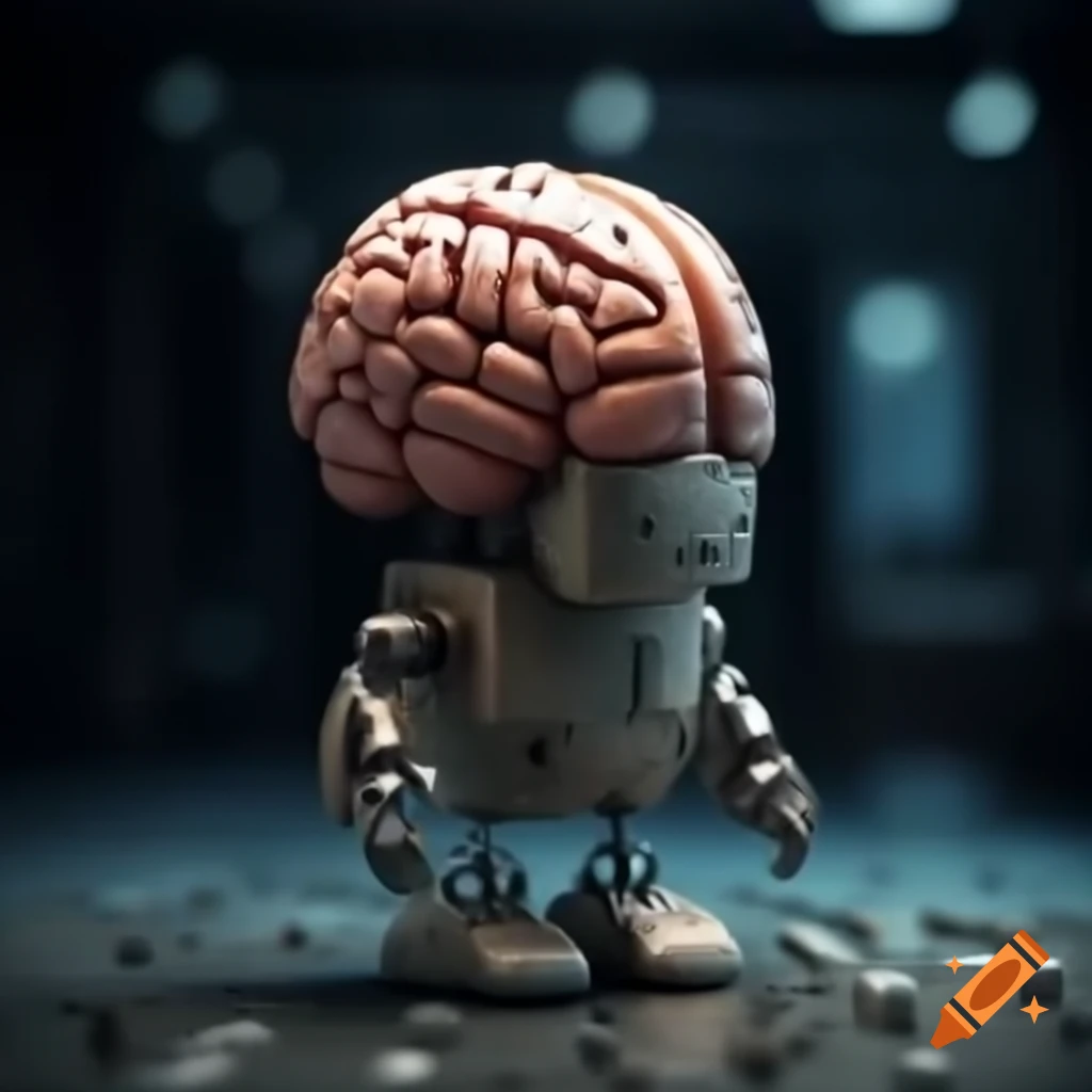 Abstract concept of a brain robot