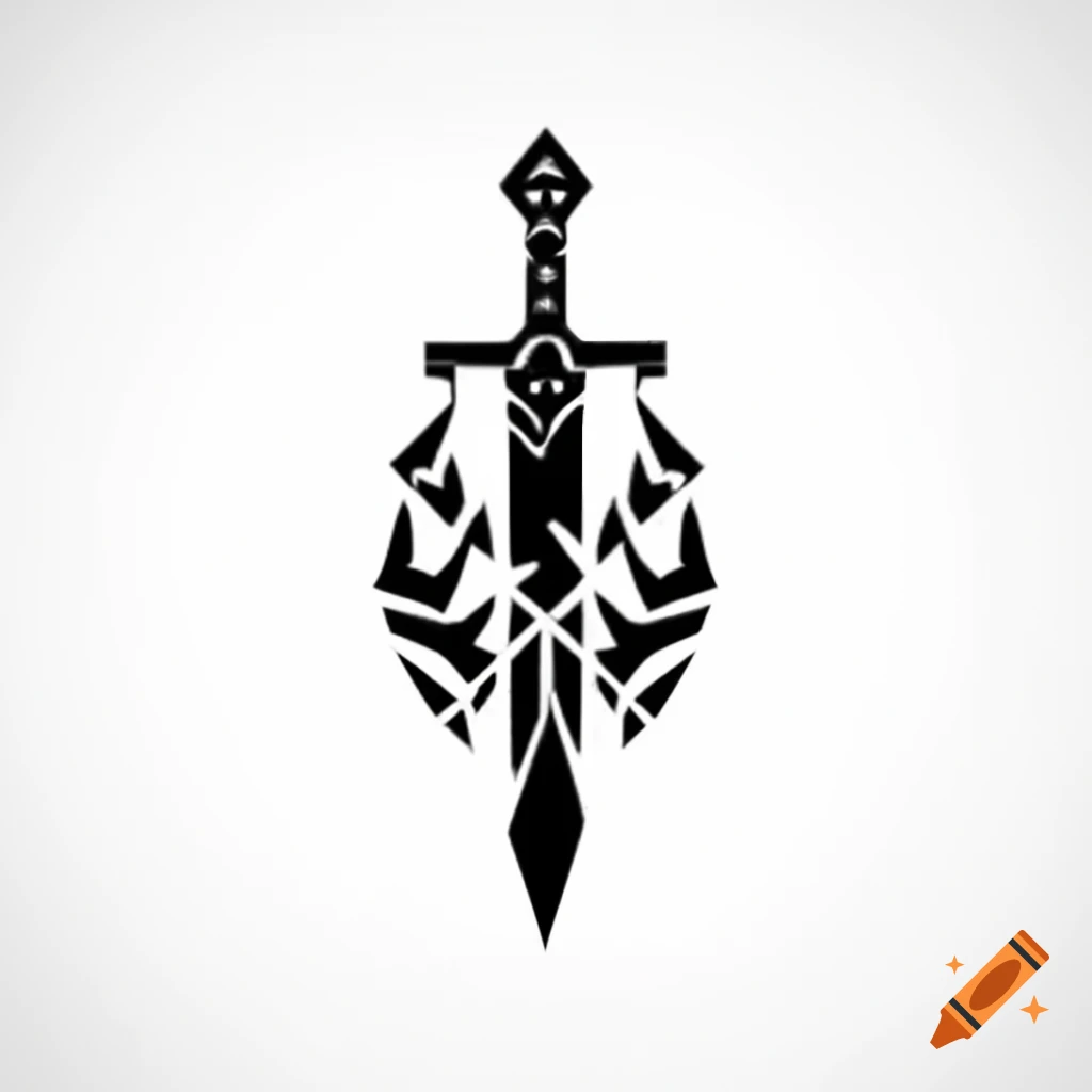 Geometric orcish symbol representing fire and sword cult