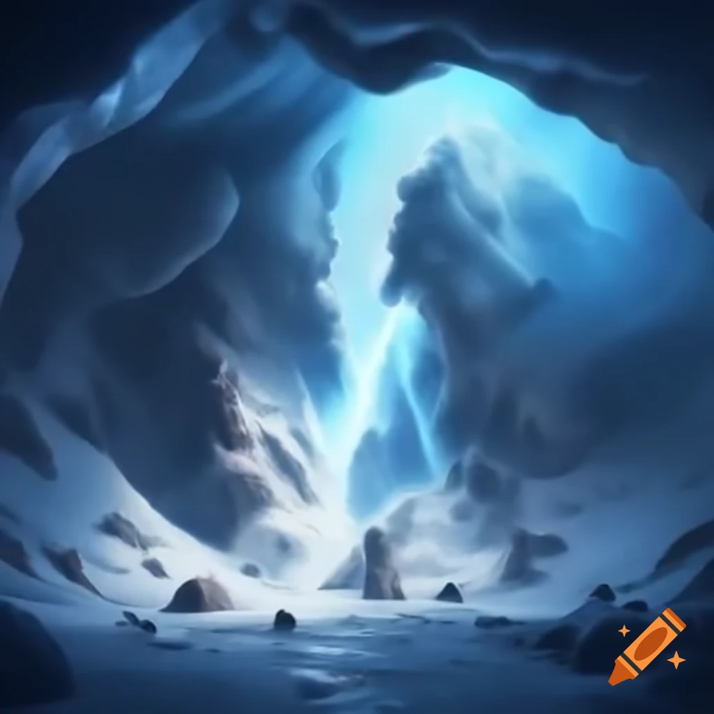 Low poly depiction of an avalanche scene conveying danger