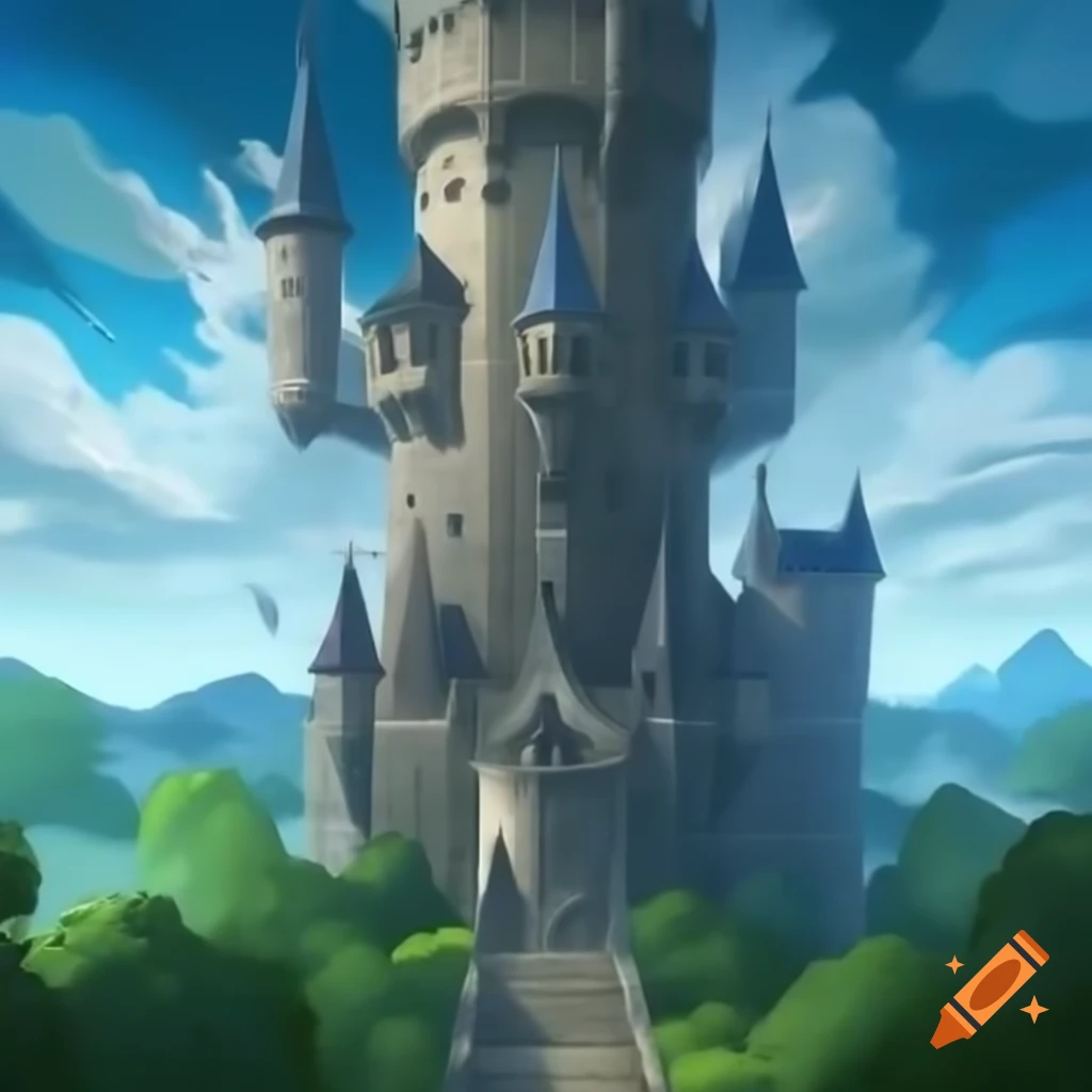 Tall castle tower