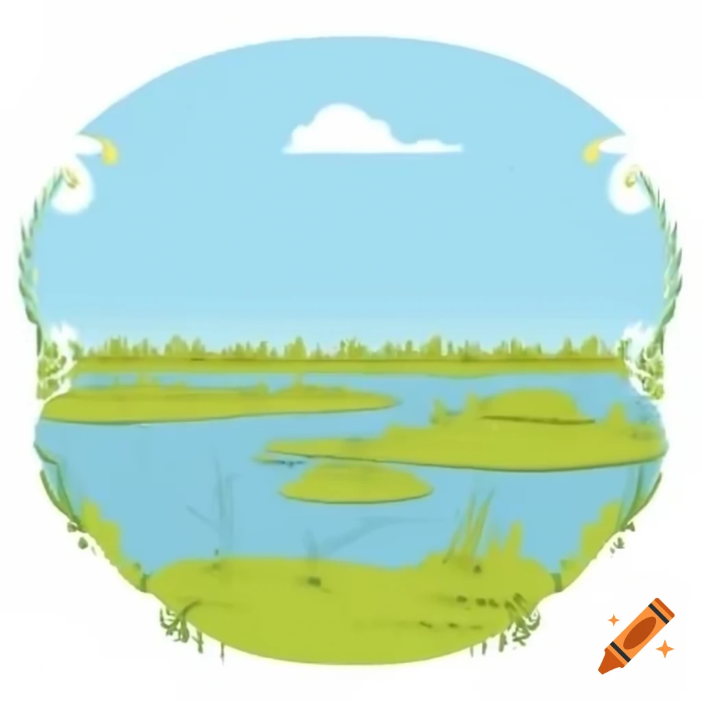Lush Florida swamp landscape