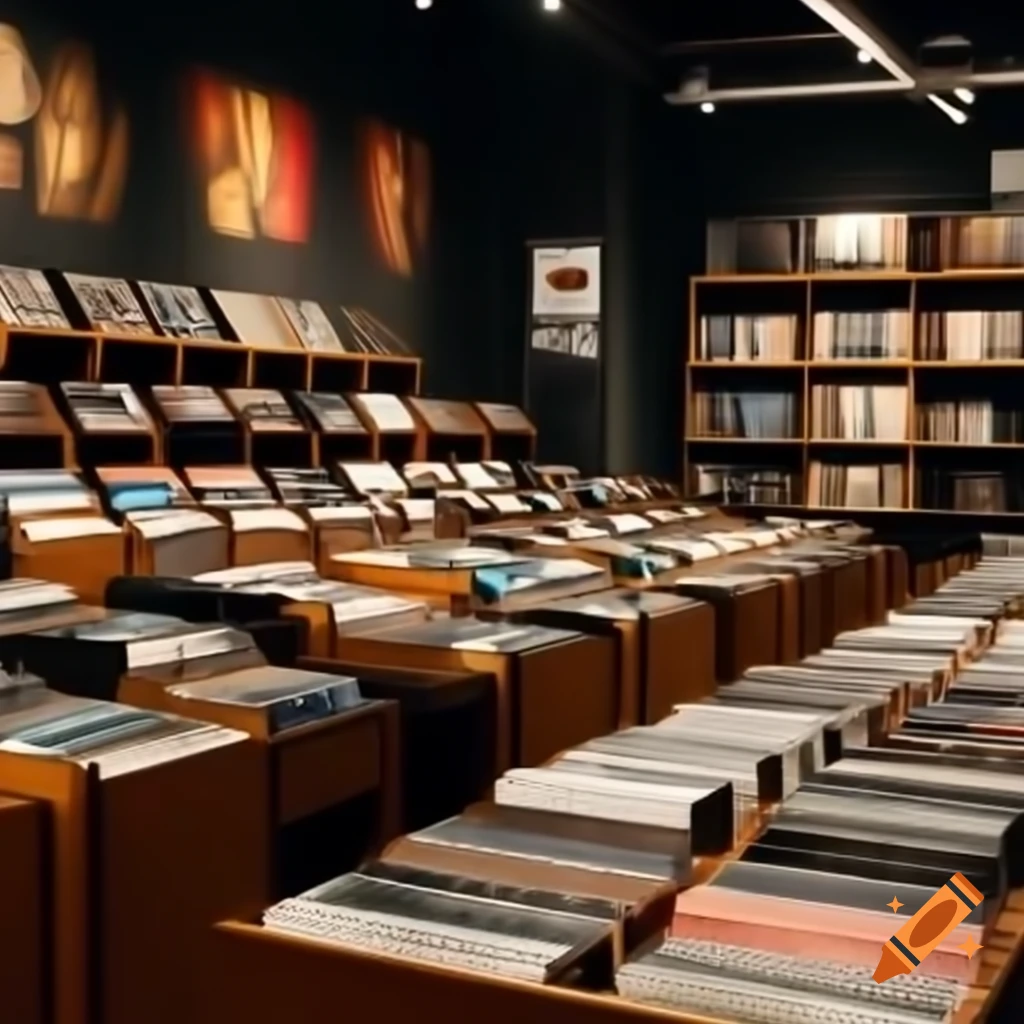 Record store named Better Days, showcasing vinyl collection