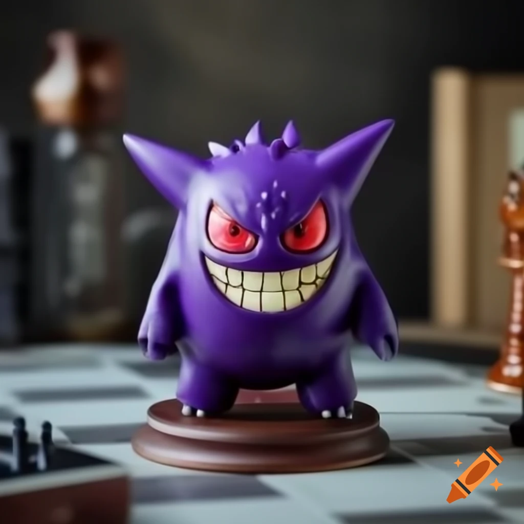 Gengar as a chess piece