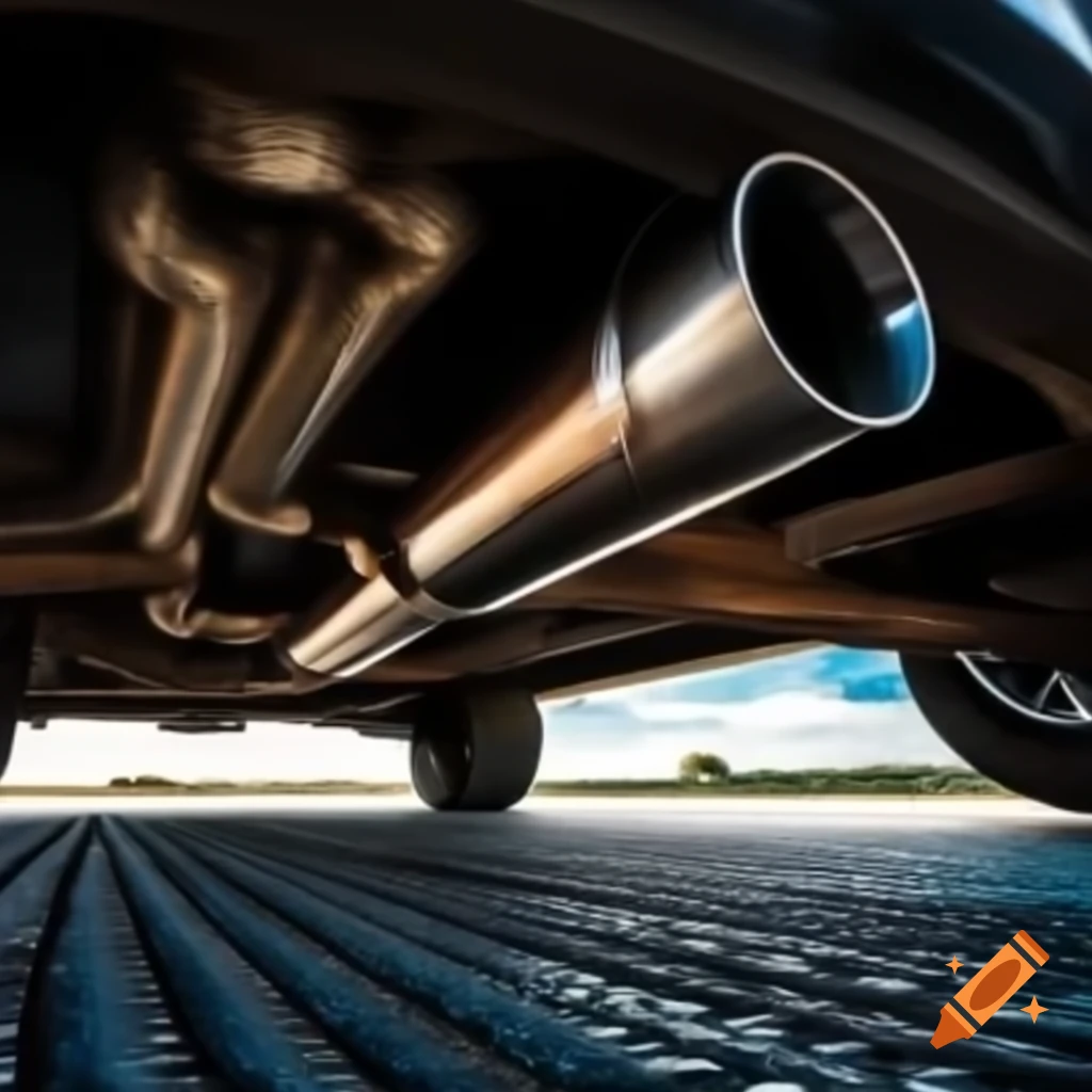Emission gases from car exhaust
